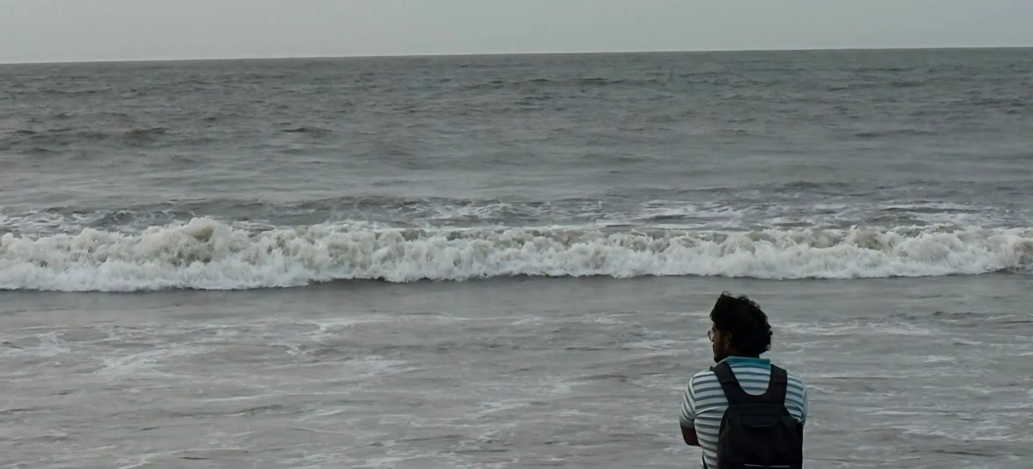 Looking out at the sea