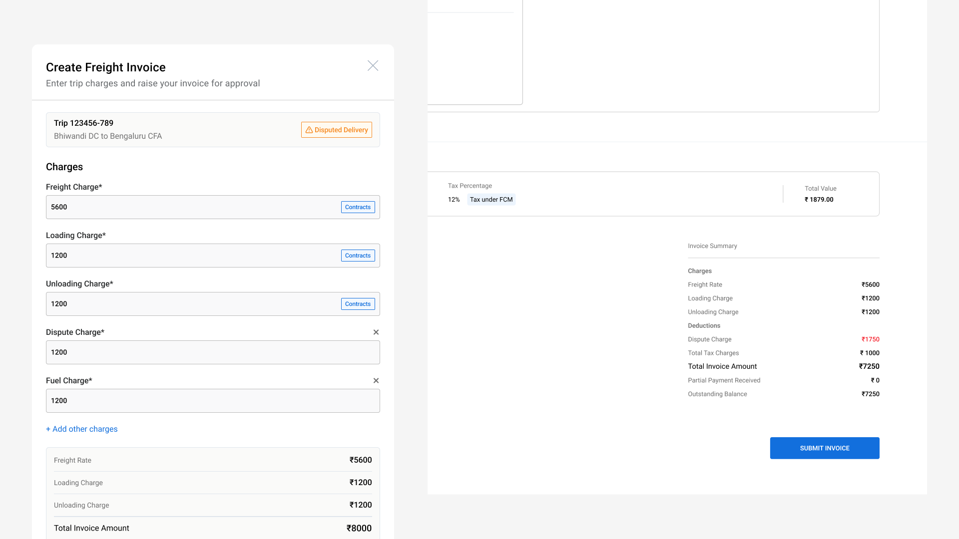 Create Invoice