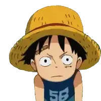 Luffy saying Yo